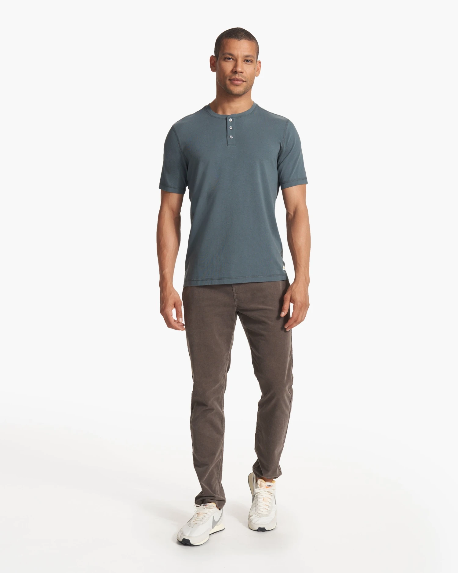 Short Sleeve Ever Henley | Lake 5 Short Sleeve Ever Henley | Lake - Image 5
