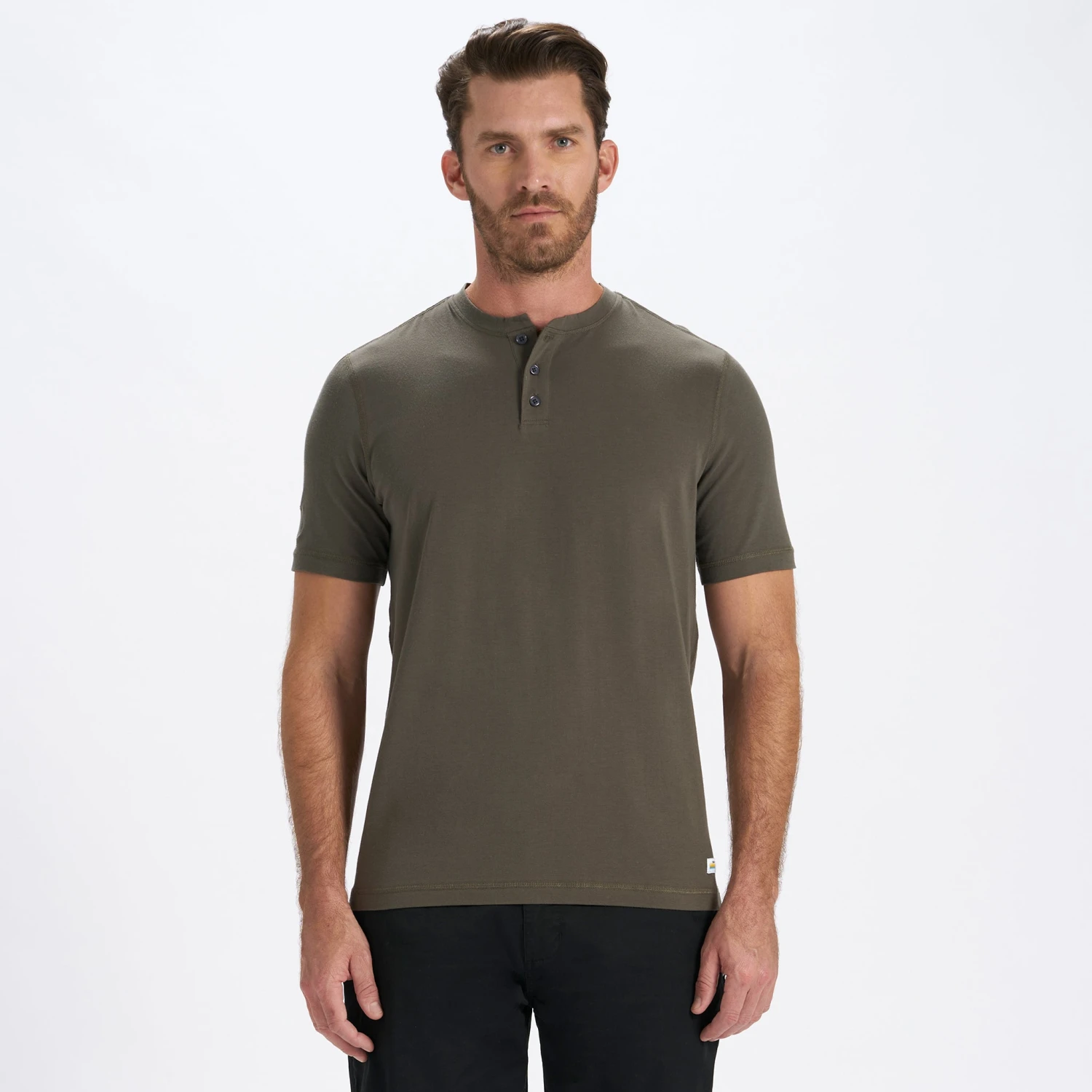 Short-Sleeve Ever Henley | Oregano 2 Short-Sleeve Ever Henley | Oregano - Image 2