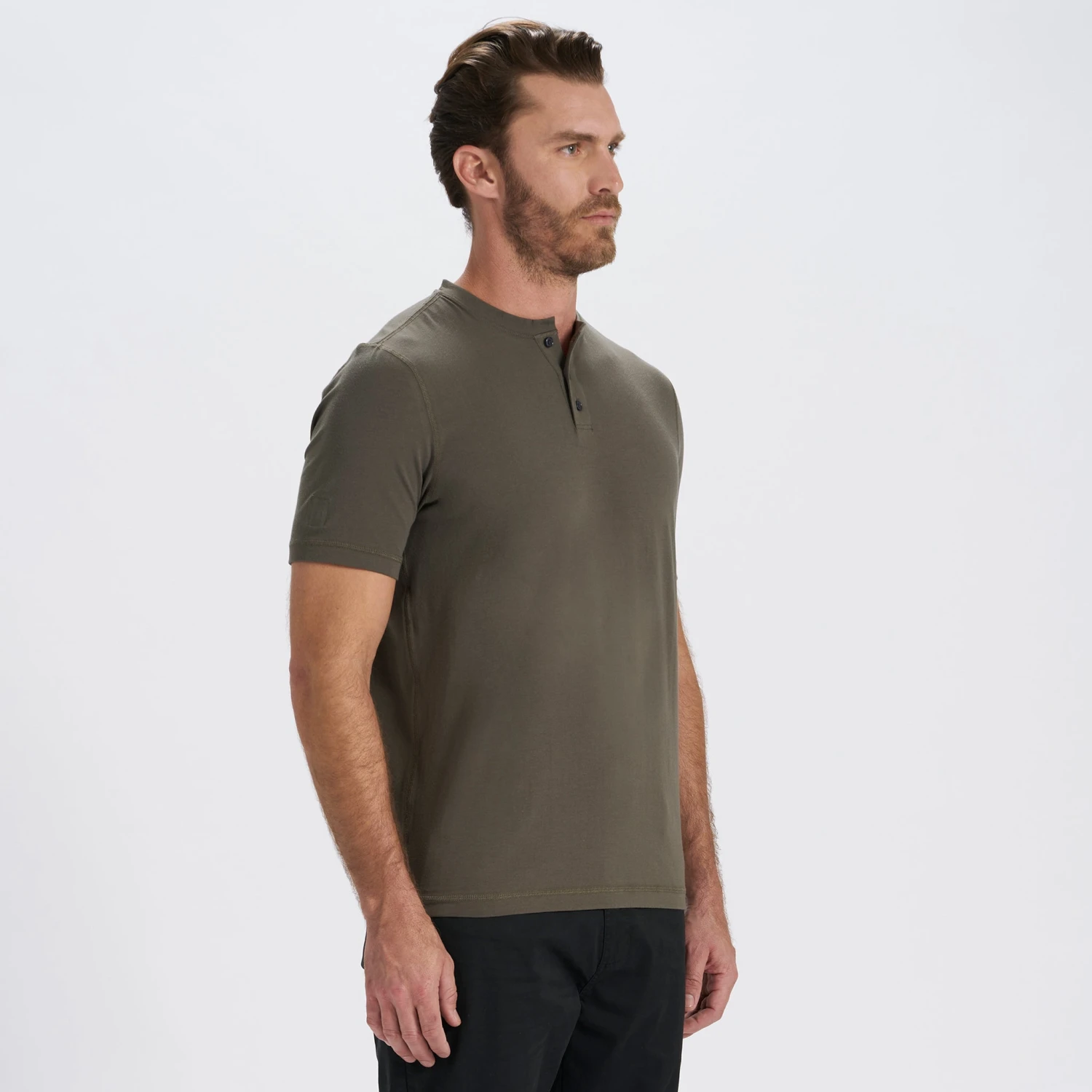 Short-Sleeve Ever Henley | Oregano 3 Short-Sleeve Ever Henley | Oregano - Image 3