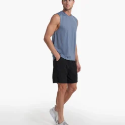 Zephyr Muscle Tee | Light Azure Heather -Deals Haute Drape Store V167HLZ SP23 M ECOMM TOPS FULL 1883 4X5 a61dd98c 0a69 4ba1 a92f 32d46c936125