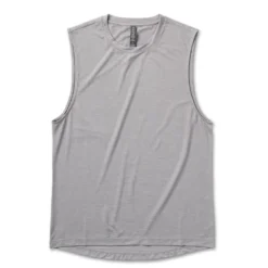 Zephyr Muscle Tee | Heather Grey