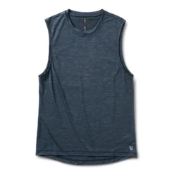 Zephyr Muscle Tee | Indigo Heather