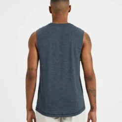 Zephyr Muscle Tee | Indigo Heather -Deals Haute Drape Store V167HTI 3 4cd1c041 393b 4b27 834d dfe9aafd0ff0