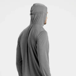 Uluwatu Water Hoodie | Charcoal Heather -Deals Haute Drape Store V169HCC 5