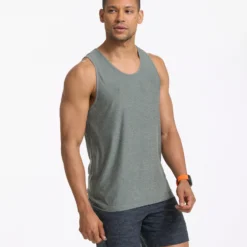 Strato Tech Tank | Dusty Pine Heather