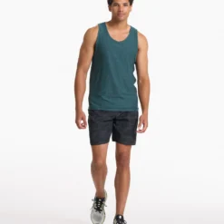 Strato Tech Tank | Beryl Heather -Deals Haute Drape Store V173HBE SP23 M ECOMM TOPS FULL 1886 1x1 269e2599 32d9 454e a7a7 77b7ac7b0978