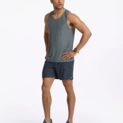 Strato Tech Tank | Dusty Pine Heather -Deals Haute Drape Store V173HDY FA22 M ECOMM 0029