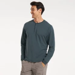 Austin Henley | Blackened Green Heather -Deals Haute Drape Store V175HBG 4516