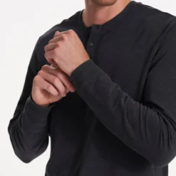 Austin Henley | Charcoal Heather -Deals Haute Drape Store V175HCC FA22 M ECOMM TOP 2990