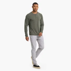 Austin Henley | Dusty Pine Heather -Deals Haute Drape Store V175HDY1405