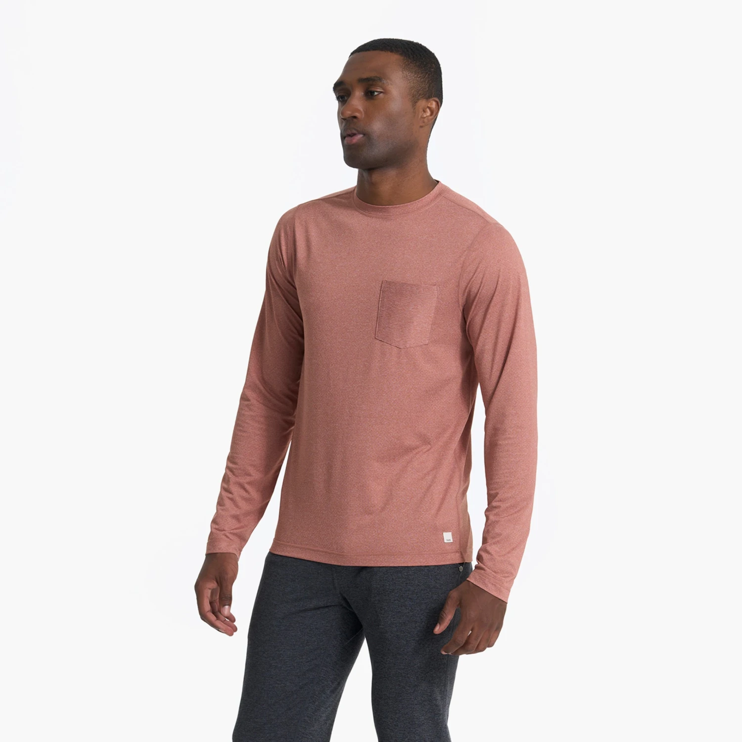 Long Sleeve Tradewind Performance Tee | Penny Heather 2 Long Sleeve Tradewind Performance Tee | Penny Heather - Image 2