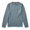 Long-Sleeve Tradewind Performance Tee | Steel Blue Heather