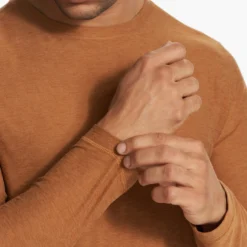 Long Sleeve Strato Tech Tee | Autumn Heather -Deals Haute Drape Store V178HAU FA23 M ECOMM TOPS DETAIL 7