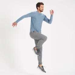 Long-Sleeve Strato Tech Tee | Cloud Heather -Deals Haute Drape Store V178HCL 5 52cf54c0 f5b0 4ee4 9006 1180b5845efb