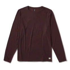 Long-Sleeve Strato Tech Tee | Oxblood Heather