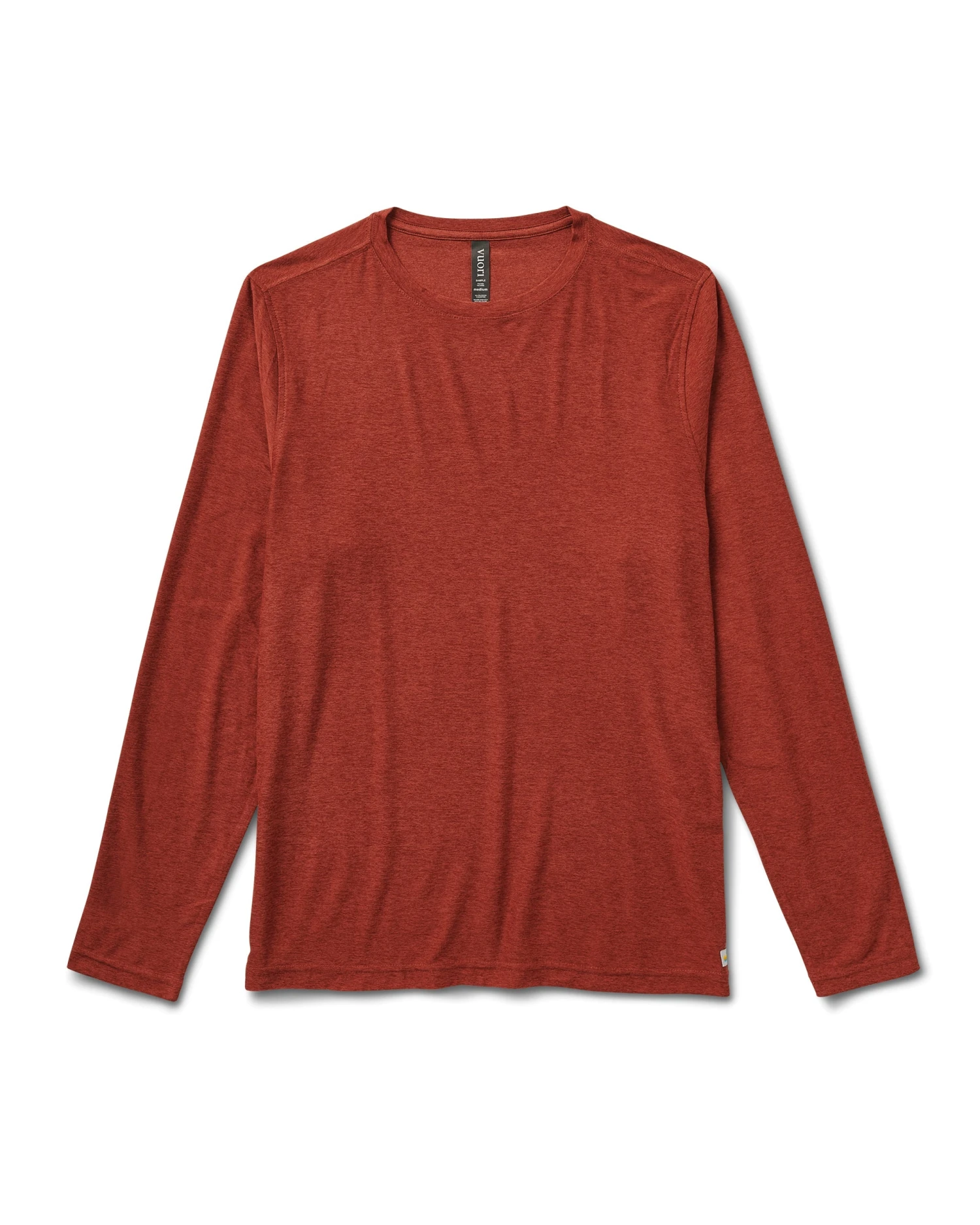 Long-Sleeve Strato Tech Tee | Currant Heather 1 Long-Sleeve Strato Tech Tee | Currant Heather