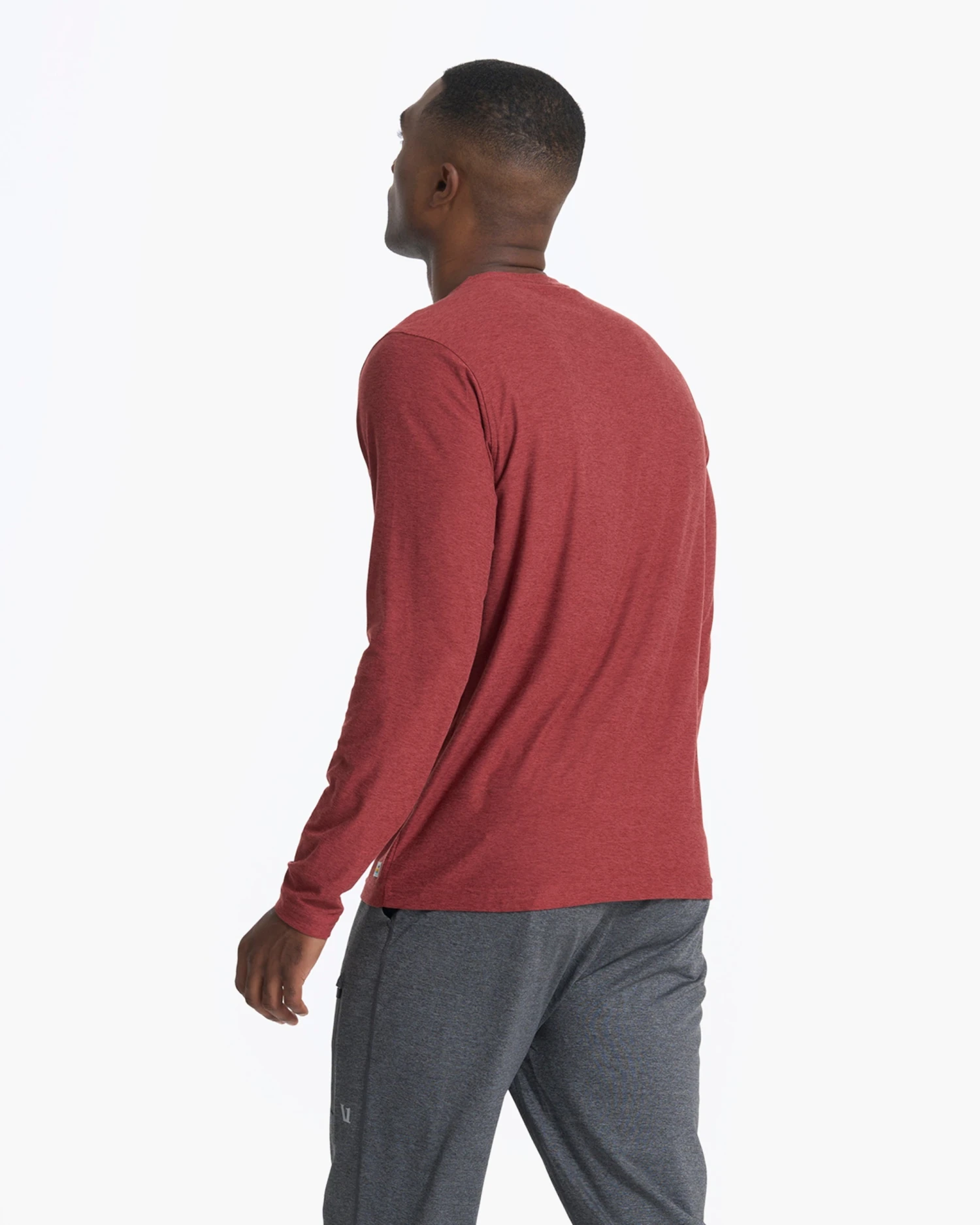 Long-Sleeve Strato Tech Tee | Currant Heather 5 Long-Sleeve Strato Tech Tee | Currant Heather - Image 5