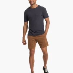 The Rise Tee | Charcoal -Deals Haute Drape Store V182CCL SP21 M ECOMM TOP 2942