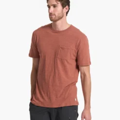 The Rise Tee | Copper -Deals Haute Drape Store V182COP SP23 M ECOMM TOPS TOP 2012 1x1 d9abb3d8 9c17 43a9 afe7 5c74f5f38366