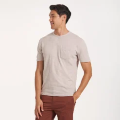 The Rise Tee | Oyster -Deals Haute Drape Store V182OST 3453