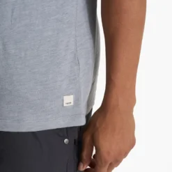 The Rise Tee | Steel -Deals Haute Drape Store V182SEE SP23 M ECOMM TOPS DETAIL 5259 1x1 de02d61e fcdc 4520 b20c 5ab8e392a5e2