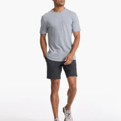 The Rise Tee | Steel -Deals Haute Drape Store V182SEE SP23 M ECOMM TOPS FULL 5217 1X1 fb8f2067 44c6 4792 962a a8f766d6c625