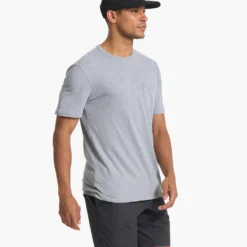 The Rise Tee | Steel -Deals Haute Drape Store V182SEE SP23 M ECOMM TOPS TOP 5248 1X1 aa54bb2d 0659 499a b8d3 1be614281189