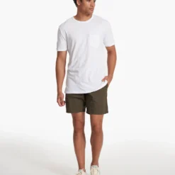 The Rise Tee | White -Deals Haute Drape Store V182WHT SP21 M ECOMM FULL 2763