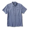 Short-Sleeve Bridge Button Down | Azure Arrows