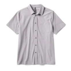 Short Sleeve Bridge Button Down | Fog