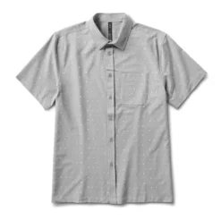 Short-Sleeve Bridge Button Down | Grey Moon Phase