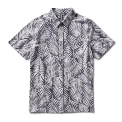 Short-Sleeve Bridge Button Down | Smoke Fronds