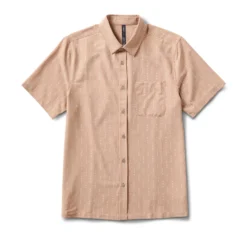Short-Sleeve Bridge Button Down | Wheat Arrows