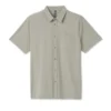 Short Sleeve Bridge Button Down | White Sage
