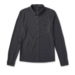 Long-Sleeve Ace Button-Down | Charcoal