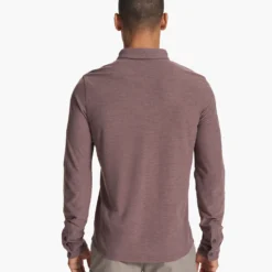 Long Sleeve Ace Button Down | Hazel -Deals Haute Drape Store V185HZL FA23 M ECOMM TOPS BACK TOPS 4