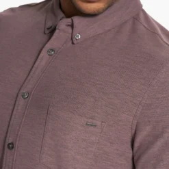 Long Sleeve Ace Button Down | Hazel -Deals Haute Drape Store V185HZL FA23 M ECOMM TOPS DETAIL 7