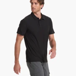 Strato Tech Polo | Black 8 Strato Tech Polo | Black -Deals Haute Drape Store V188BLK SP23 M ECOMM TOPS DETAIL 4118 1x1 b78e823e 36c1 4c7b bd0c 17d064984ee7