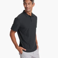 Strato Tech Polo | Charcoal Heather -Deals Haute Drape Store V188HCC FA20 M ECOMM DETAIL 0094 1X1 75d0dd0b 35a2 45f5 8da0 83d6084c53fc