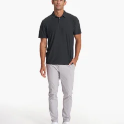 Strato Tech Polo | Charcoal Heather -Deals Haute Drape Store V188HCC FA20 M ECOMM TOP 0086 1x1 00110d14 deec 4963 8694 1c29acf6d716