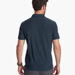 Strato Tech Polo | Navy Heather -Deals Haute Drape Store V188HNV 3