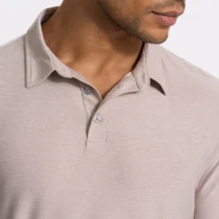 Strato Tech Polo | Oyster Heather -Deals Haute Drape Store V188HOY SP23 M ECOMM TOPS TOP 3200 1x1 33861f3f 0089 4f03 8240 02a41dfcfb72