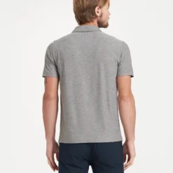 Strato Tech Polo | Heather Grey -Deals Haute Drape Store V188HTG 0759