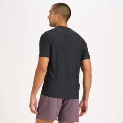 Short-Sleeve Uluwatu 2.0 Water Tee | Black Heather -Deals Haute Drape Store V189HBK 3