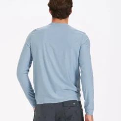 Long-Sleeve Uluwatu 2.0 Water Tee | Cloud Heather -Deals Haute Drape Store V190HCL 2