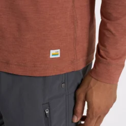 Long Sleeve Ease Performance Henley | Copper Heather -Deals Haute Drape Store V194HCO SP23 M ECOMM TOPS DETAIL 3469 1x1 d1bb5b39 325e 4b4d bc89 ffd0966f8284