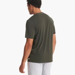 Current Tech Tee | Forest -Deals Haute Drape Store V195FOR FA22 M ECOMM TOP 2212