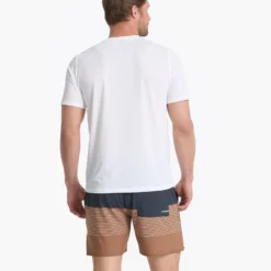 Current Tech Tee | White -Deals Haute Drape Store V195WHT 01387