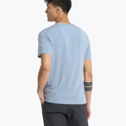 Linear Tech Tee | Light Cloud -Deals Haute Drape Store V196LCL 01761