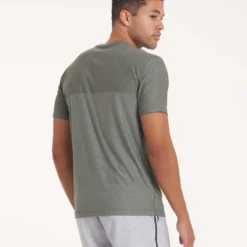 Grandview Tech Tee | Oregano Heather -Deals Haute Drape Store V197HOR 1676